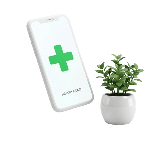 Telefon z aplikacją medyczną